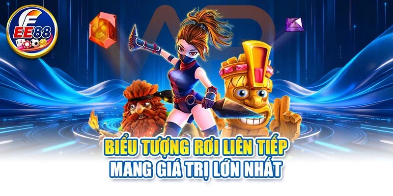 Biểu tượng rơi liên tiếp mang giá trị lớn nhất