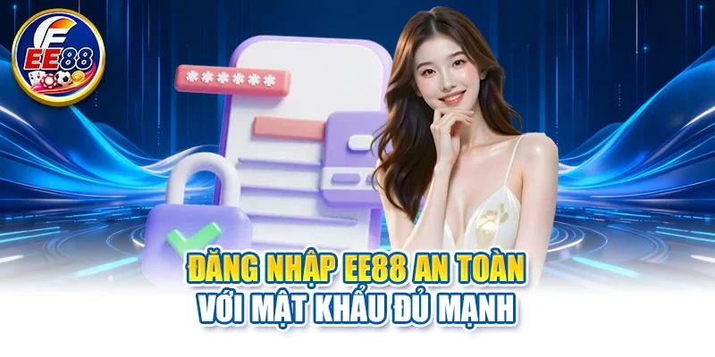 Đăng nhập EE88 an toàn với mật khẩu đủ mạnh