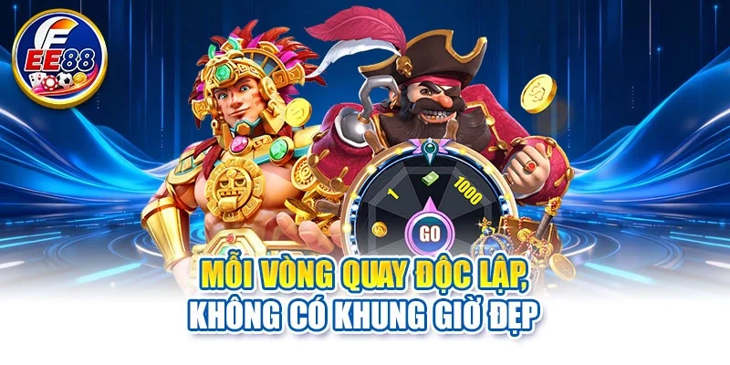 Mỗi vòng quay độc lập, không có khung giờ đẹp