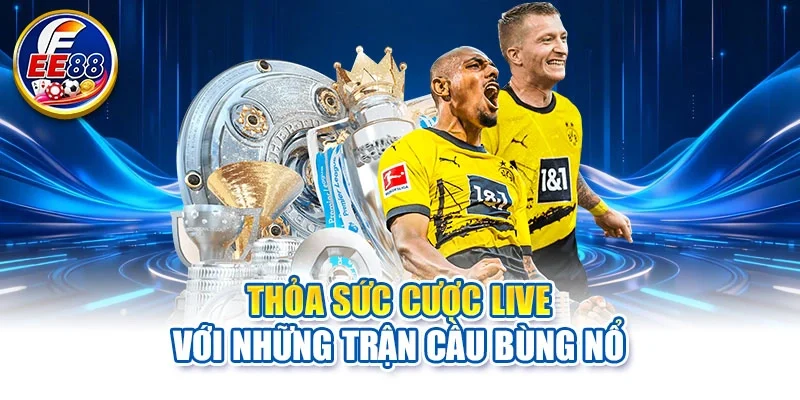 Thỏa sức cược live với những trận cầu bùng nổ